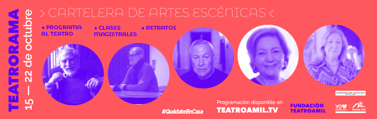 Grandes figuras de las artes escénicas llegan con Teatrorama